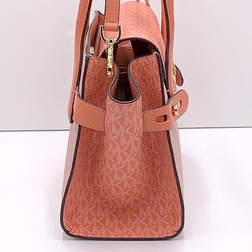 MICHAEL KORS
Carmen Medium Color-Block Logo Satchel color SHERBERT Multi - Picture 6 of 16